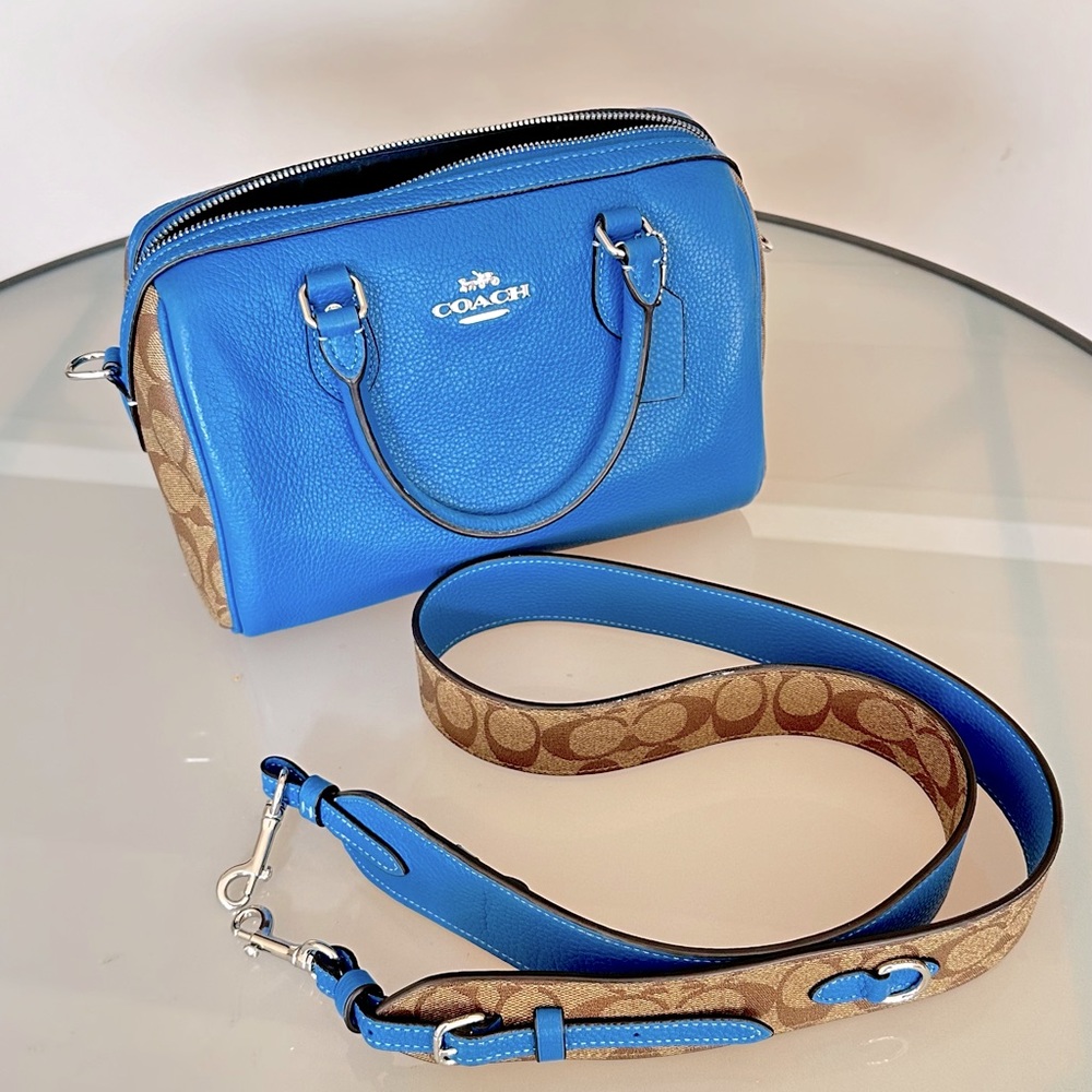 Coach Handbag: Rowan Satchel In Signature Canvas